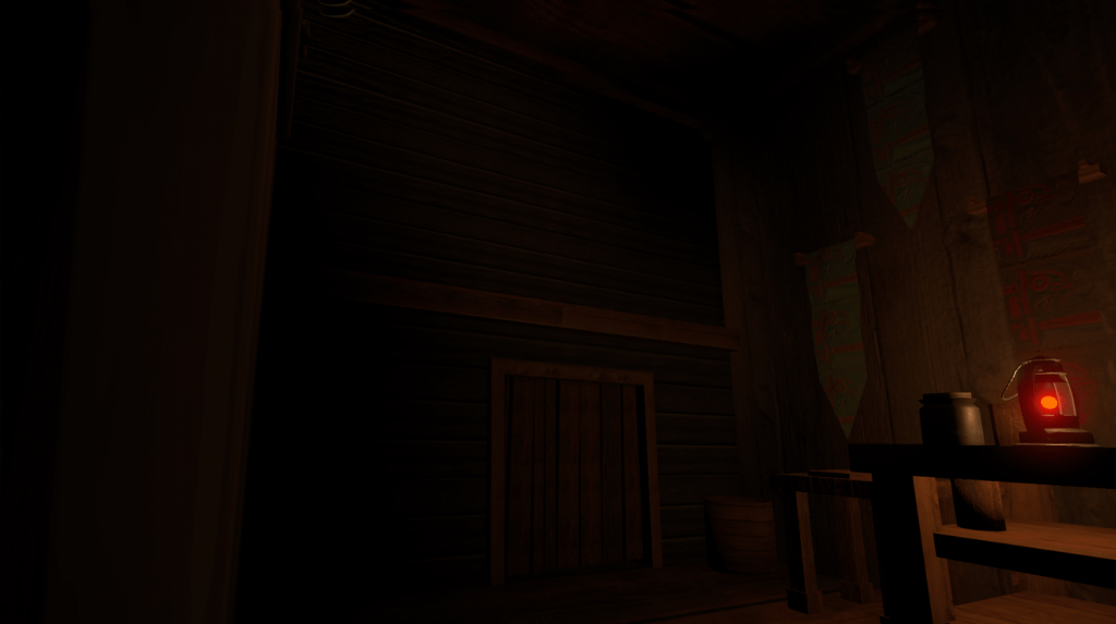 Visuals of the designed rooms that include the puzzles of the escape game