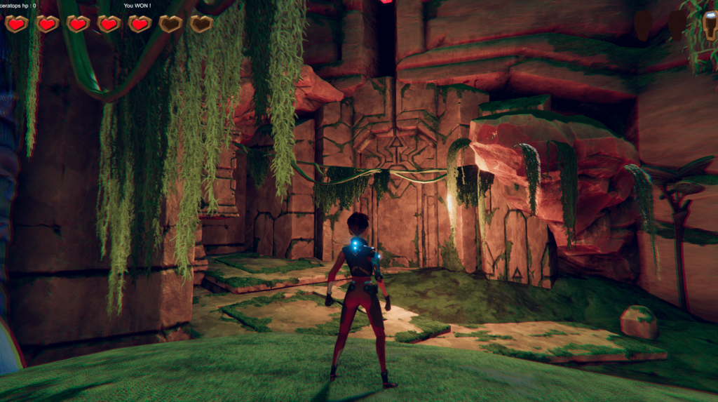 End of level door giving access to the final boss