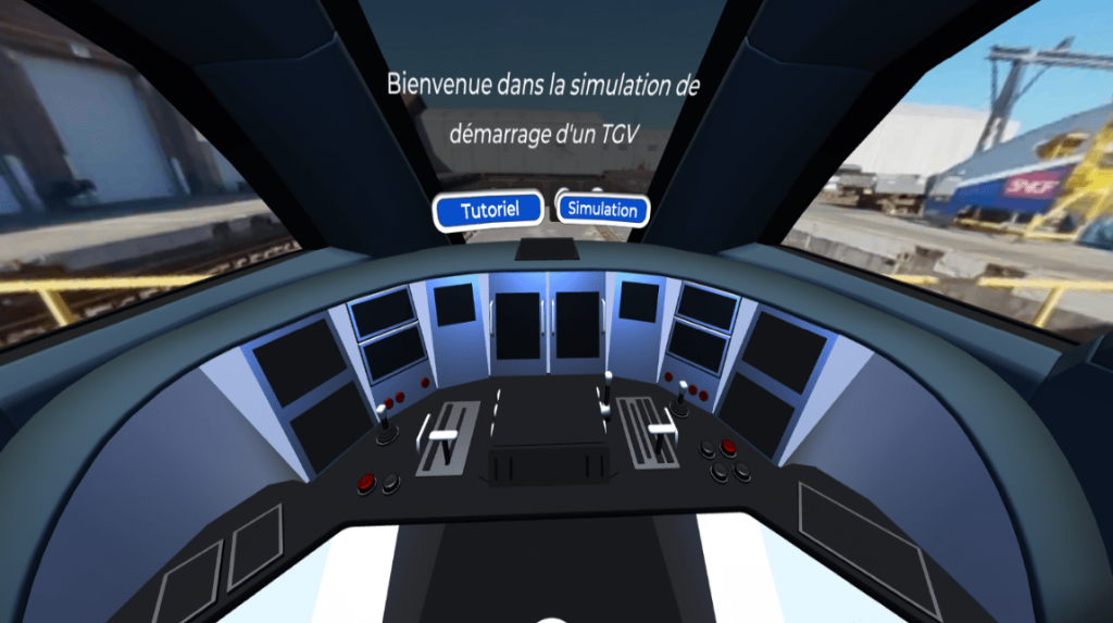 Steering Cabin of a Train: Launching