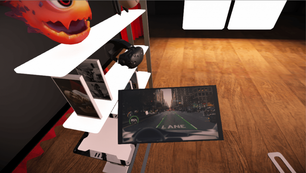 Virtual CD to put the media on the screen