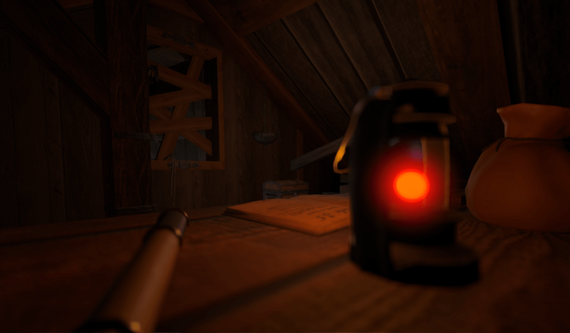 Visuals of the designed rooms that include the puzzles of the escape game