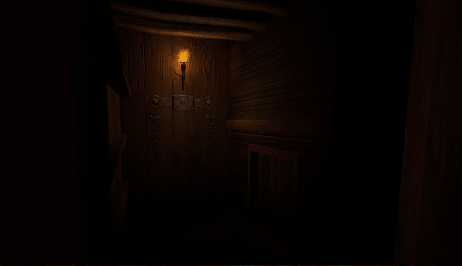 Visuals of the designed rooms that include the puzzles of the escape game