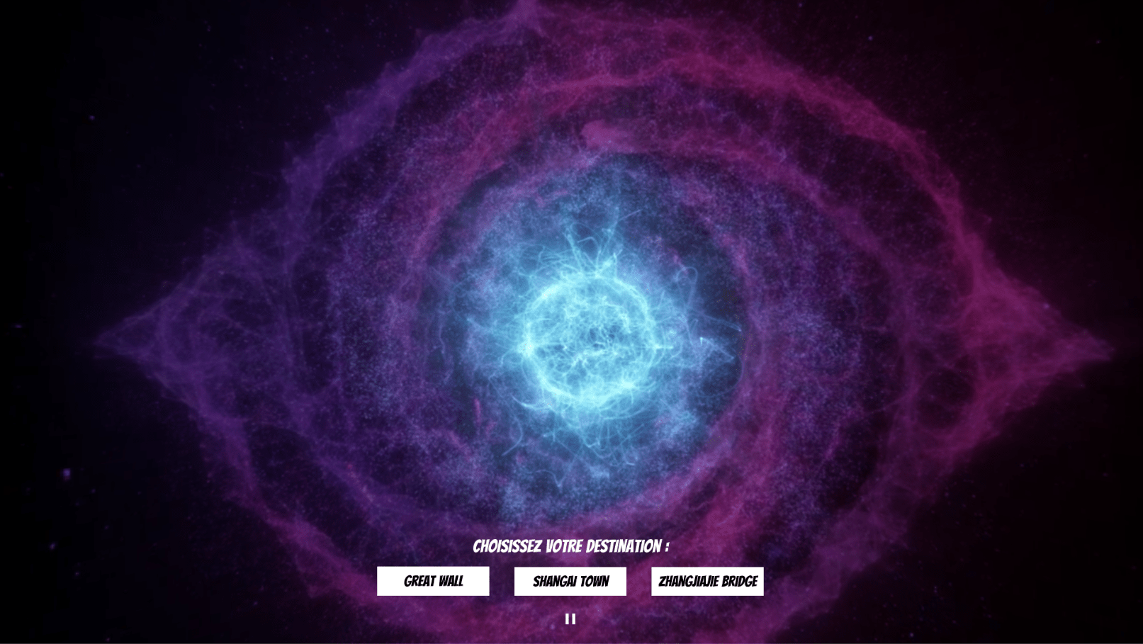 360° virtual environment tour (screen not made in VR)