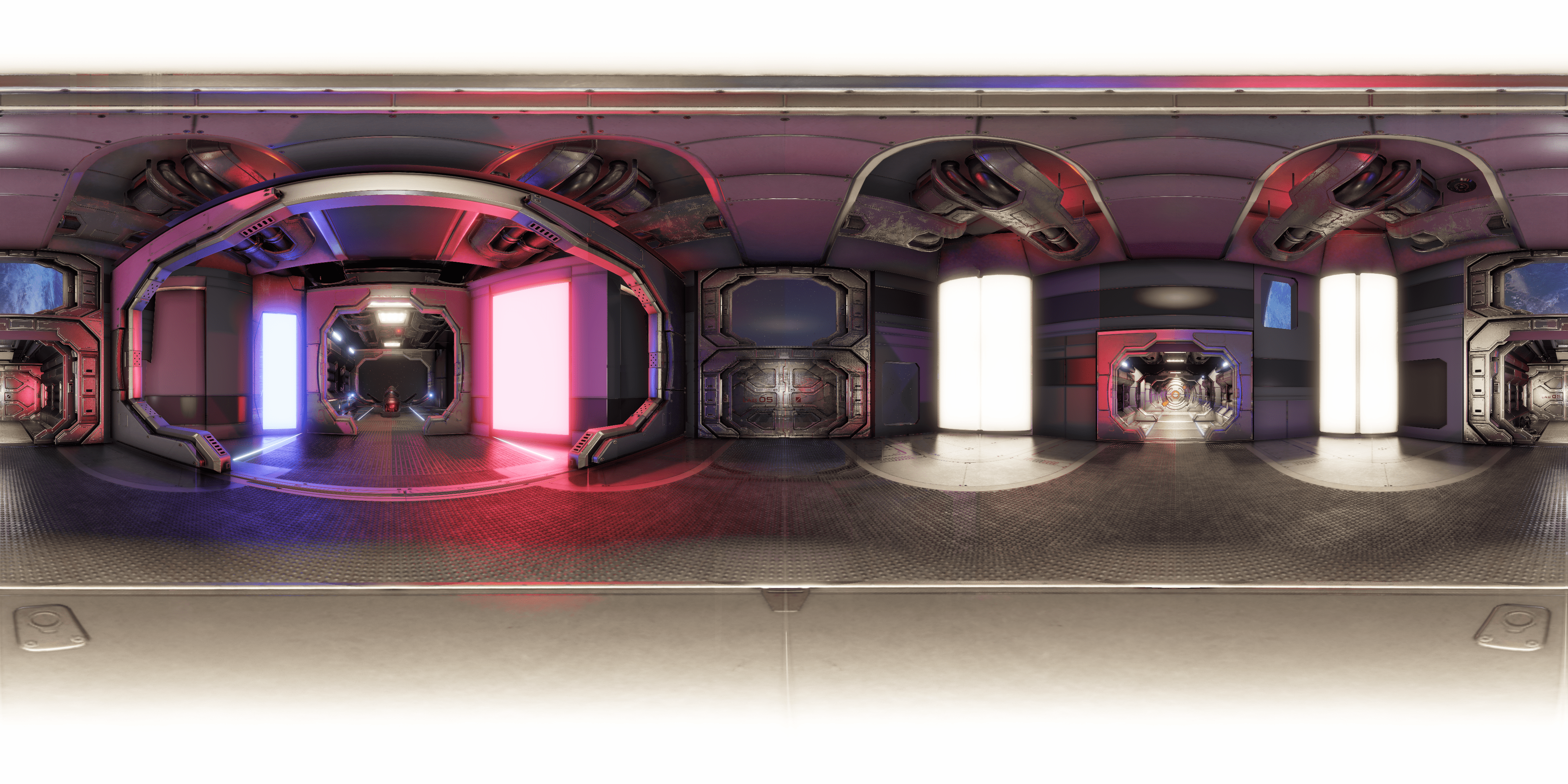 Equirectangular of the main environment created via Unity for OnBoarding