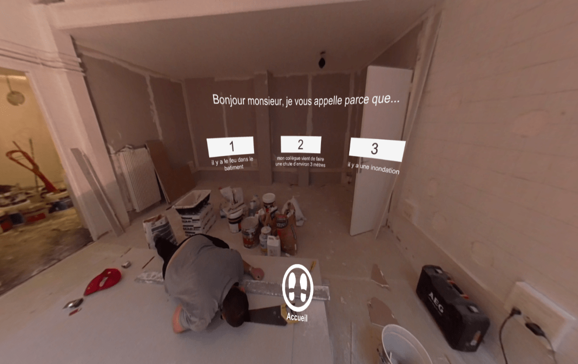 Training Sequence: Dialogue with Emergencies