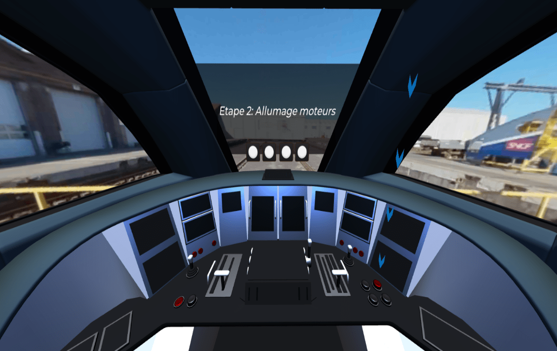 Steering Cabin of a Train : Tutorial